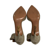 Aquazzura Suede "D'Orsay" Heels - Size 37