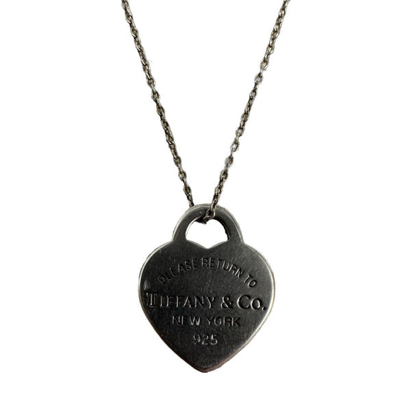 Tiffany & Co. "Return to Tiffany" Heart Charm Necklace