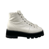 Jimmy Choo Crystal Embellished Combat Boots - Size 37.5