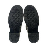 Chanel Cap-Toe Combat Boots - Size 38