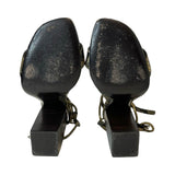 Lanvin Metallic Animal Print Heels - Size 37