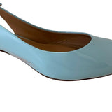Santoni "Audrey Patent Kitten Slingback" Heels - Size 37.5