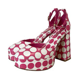 Larroude "Ari Polka Dot Platform Pumps" - Size 7.5