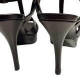 Saint Laurent "Tribute" Platform Sandals - Size 37.5