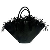Michael Kors Collection "Sardinia Large Hand-Woven Leather Basket Tote Bag"