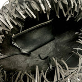 Michael Kors Collection "Sardinia Large Hand-Woven Leather Basket Tote Bag"