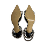 Mach & Mach "Double Bow" Kitten Heels - Size 40.5