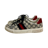 Gucci "Ace Monogram Low-Top" Sneakers - Size 39.5