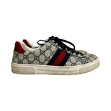 Gucci "Ace Monogram Low-Top" Sneakers - Size 39.5