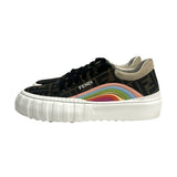 Fendi "Force Rainbow Patch Sneakers" - Size 37
