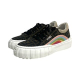 Fendi "Force Rainbow Patch Sneakers" - Size 37