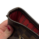 Louis Vuitton "Neverfull MM Damier Ebene" Tote Bag