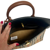 Burberry "Vintage Check Society Top Handle Bag"