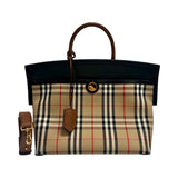 Burberry "Vintage Check Society Top Handle Bag"