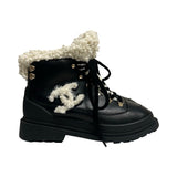 Chanel "Interlocking CC Logo Combat" Boots - Size 39