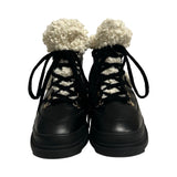 Chanel "Interlocking CC Logo Combat" Boots - Size 39