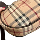 Burberry "Haymarket Check Coated Canvas Brooklyn Hobo" Bag