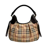 Burberry "Haymarket Check Coated Canvas Brooklyn Hobo" Bag
