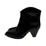 Isabel Marant "Darizo Leather Western Ankle Boots" - Size 38