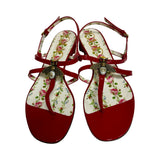 Gucci Patent Heeled Sandals - Size 37