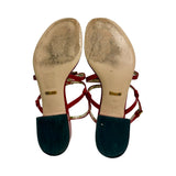 Gucci Patent Heeled Sandals - Size 37