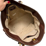 Prada "Nocciolo Soft Calfskin Leather Tote Bag"