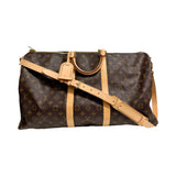 Louis Vuitton "Keepall Bandoulière 55" Duffel Bag