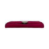 Gucci Suede Crystal GG Clutch