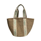 Chloe "Large Woody Basket Tote" Bag