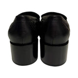 Chanel "Quilted CC Heart Turnlock Loafer" - Size 38.5