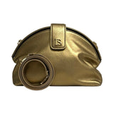 Luisa Spagnoli "Iposita Leather Clutch"