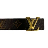 Louis Vuitton "LV Monogram" Reversible Belt - Size 80/32