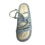 Chanel Chain-Link Accent Espadrilles - Size 39
