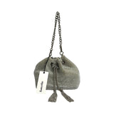 Olga Berg "Sylvie Crystal Pouch Bag"