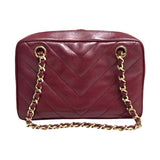 Chanel Vintage Chevron Quilted Shoulder bag