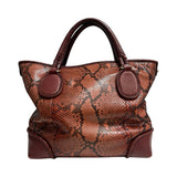 Gucci Vintage Python Skin Tote Bag