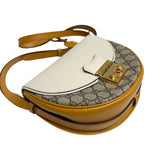Gucci "GG Supreme Padlock Saddle" Bag