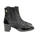 Chanel Chelsea Ankle Boots - Size 39.5
