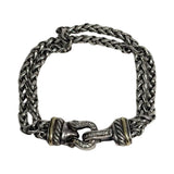 David Yurman 18K Gold "Double Wheat Chain" Bracelet