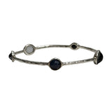 Ippolita Hammered Multi-Stone Bangle Bracelet