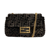 Fendi Shearling Baguette Bag
