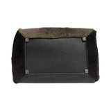 BOYY Faux Fur and Leather Buckle Bag