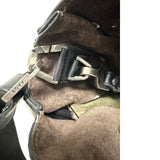 BOYY Faux Fur and Leather Buckle Bag