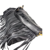 Miu Miu Leather Fringe Shoulder Bag