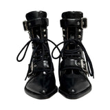Chloe Buckle Ankle Boots - Size 36