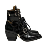 Chloe Buckle Ankle Boots - Size 36