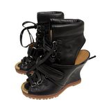 Chloé Lace-Up Wedge Sandals - Size 36