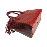 Nancy Gonzales Crocodile Tassel Bag