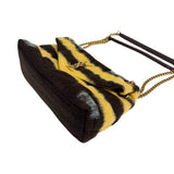 Saint Laurent "Tie Dye Wool Loulou Puffer" Shoulder Bag