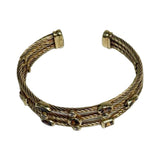David Yurman 18K Yellow Gold Cuff Bracelet